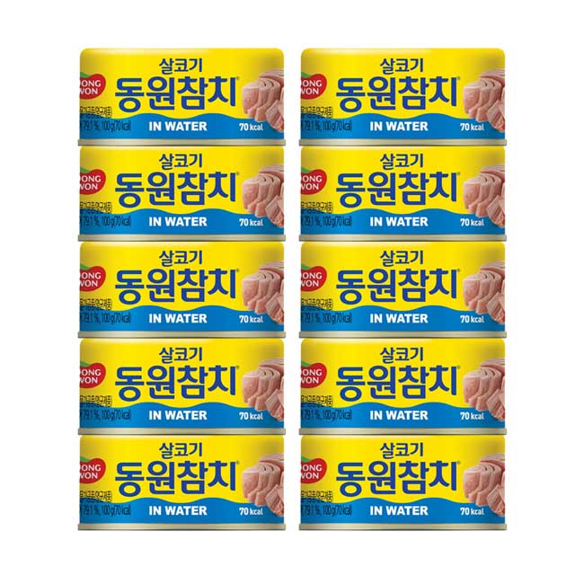 [동원] 참치 인 워터 저칼로리 100g (택)