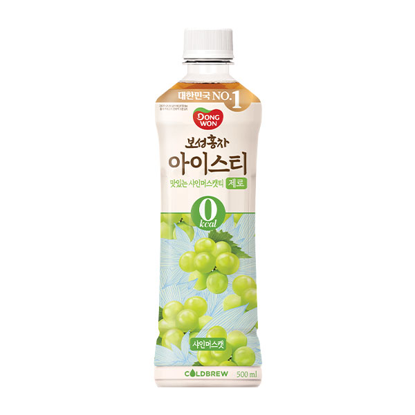 [동원] 보성홍차 아이스티 제로 샤인머스캣 500mL x 24개