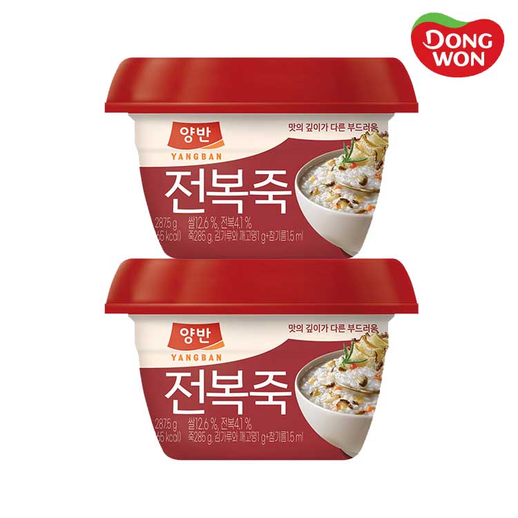 [동원] 양반 전복죽 287.5g x 12개