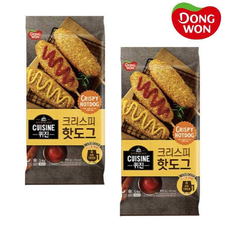 [동원] 퀴진 크리스피핫도그 400g x 3개