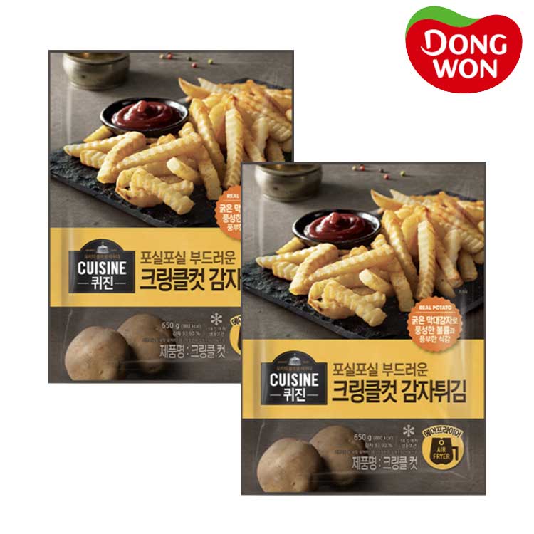 [동원] 퀴진 냉동감자 클링클컷 650g x 3개