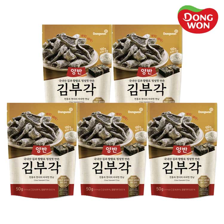 [동원] 양반 김부각 50g x 5봉