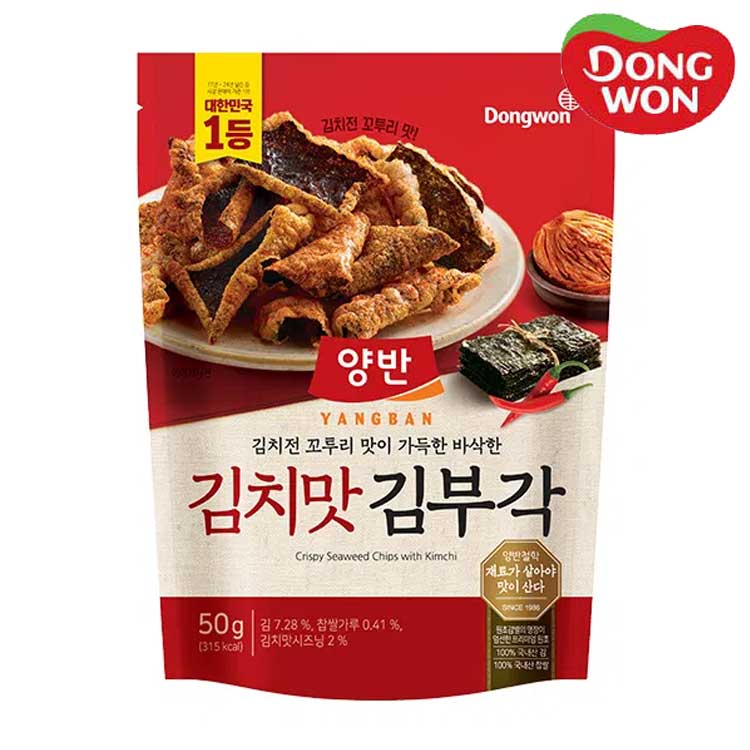 [동원] 양반 김치맛 김부각 50g x 5봉