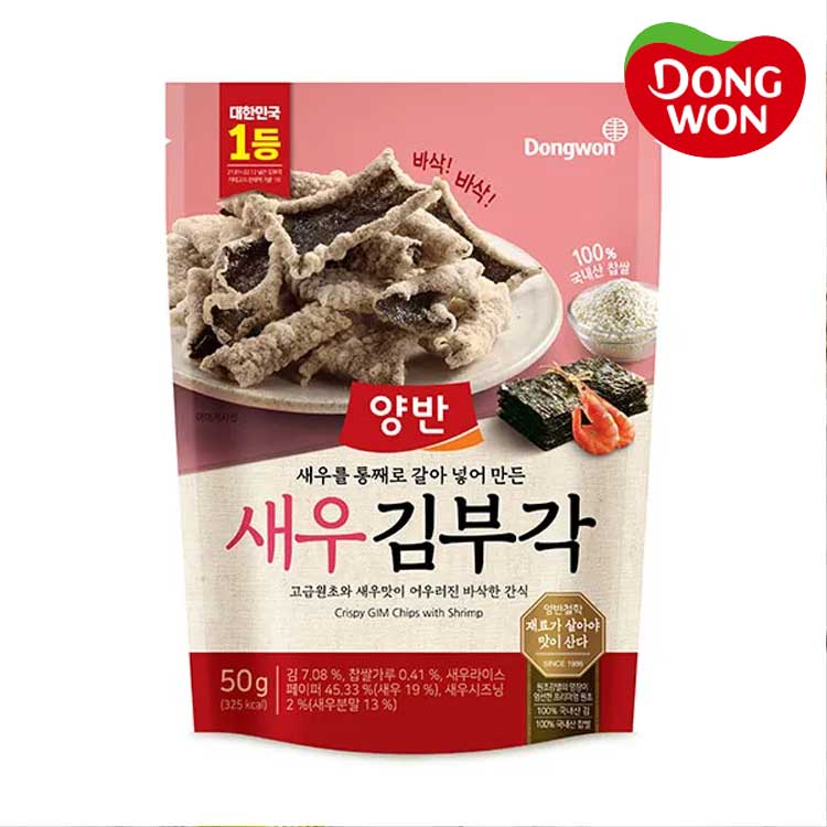 [동원] 양반 새우 김부각 50g x 5봉