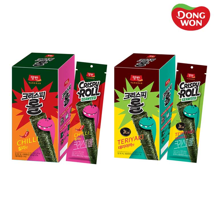 [동원] 양반 김 크리스피롤 2.5g(10입) (데리야끼/칠리 택)