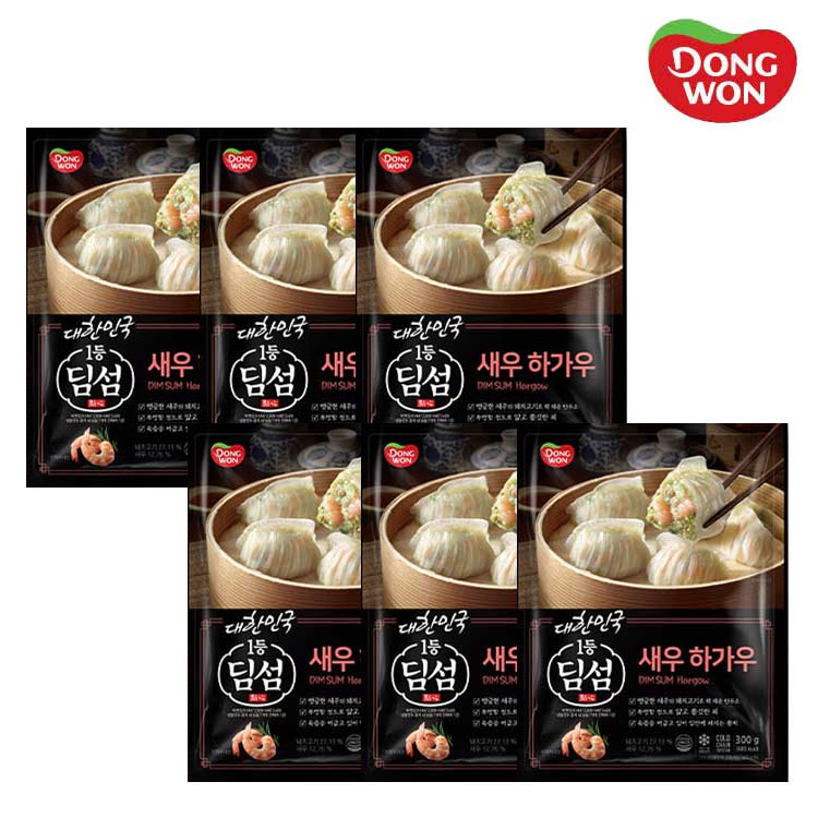 [동원] 딤섬 새우하가우 300g x 6봉 (2*3)