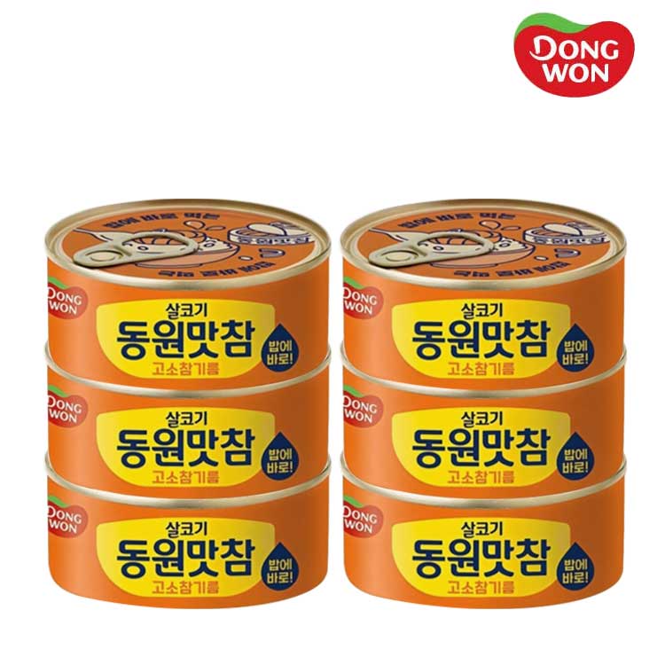 [동원] 동원맛참 고소참기름 참치 135g x 6캔