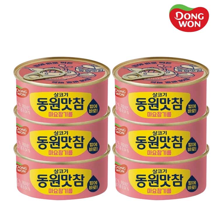 [동원] 동원맛참 마요참기름 참치 135g x 6캔