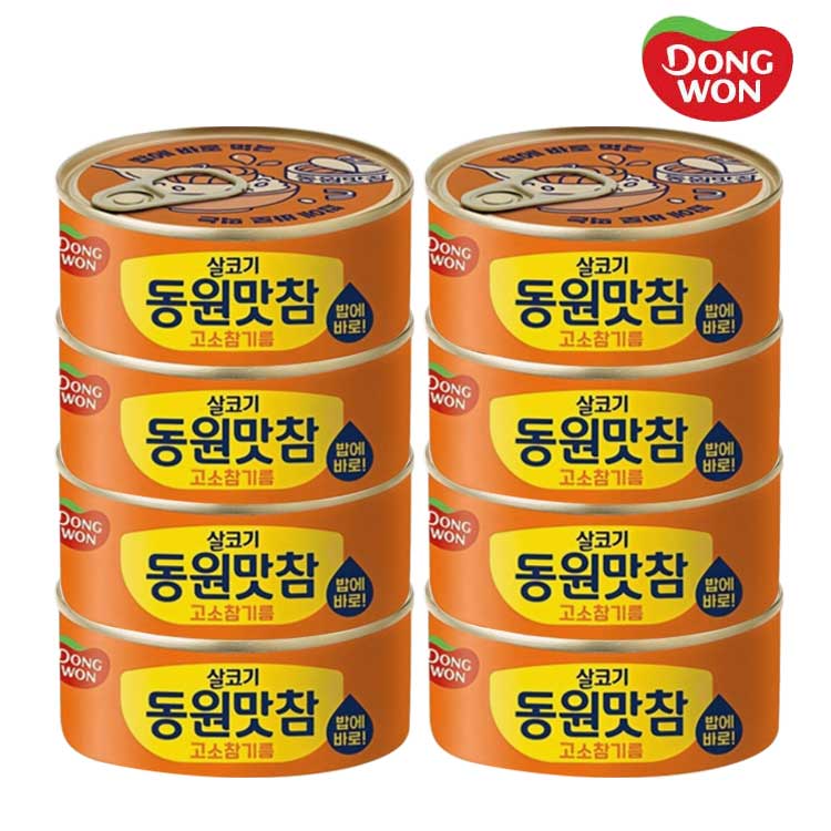 [동원] 동원맛참 고소참기름 참치 135g x 8캔