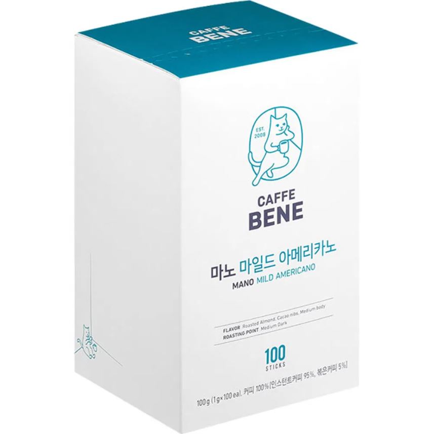 카페베네 마노 마일드 아메리카노 스틱 100개입